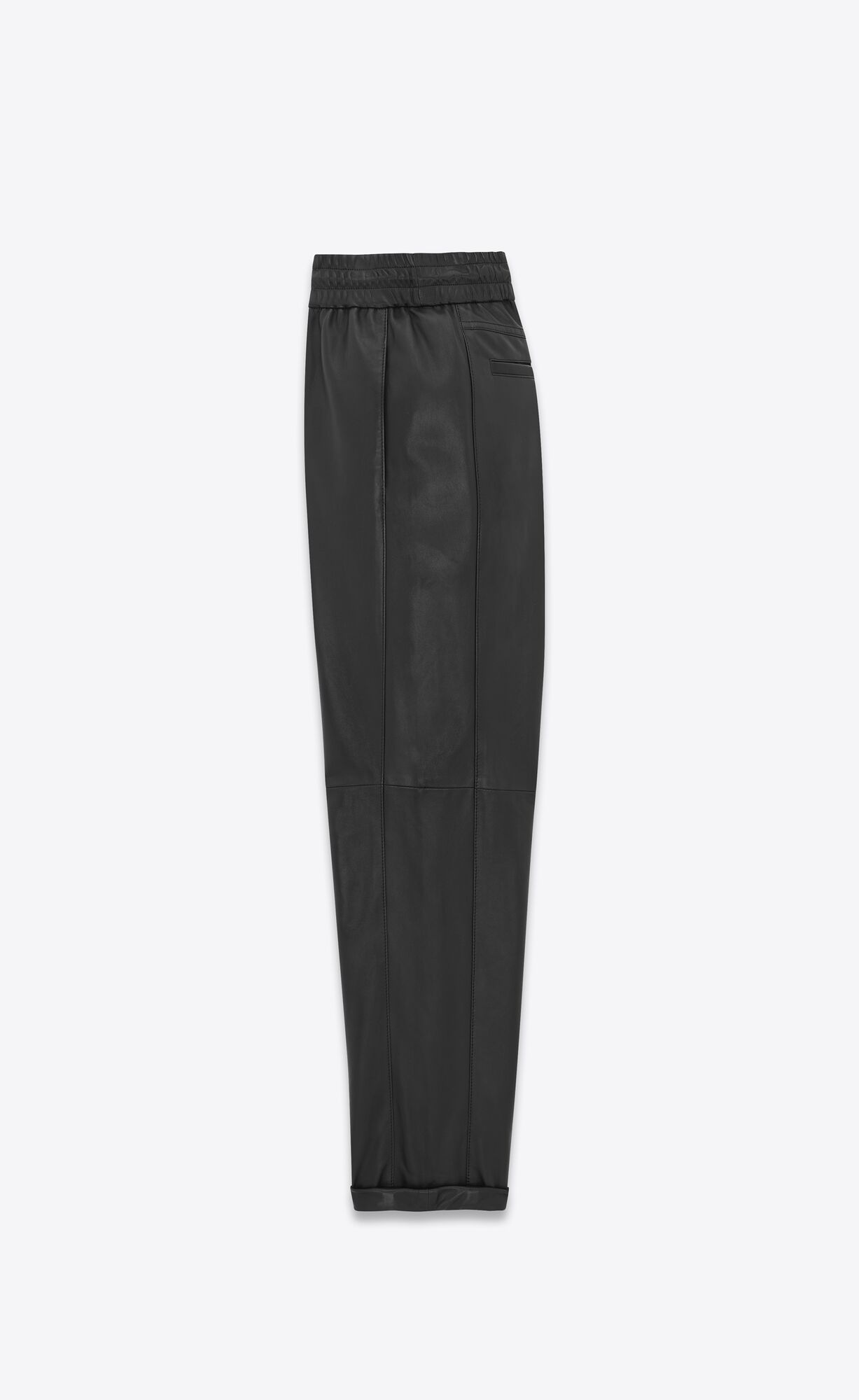 YSL Sweatpants In Lambskin Čierne | 41760-FJQB