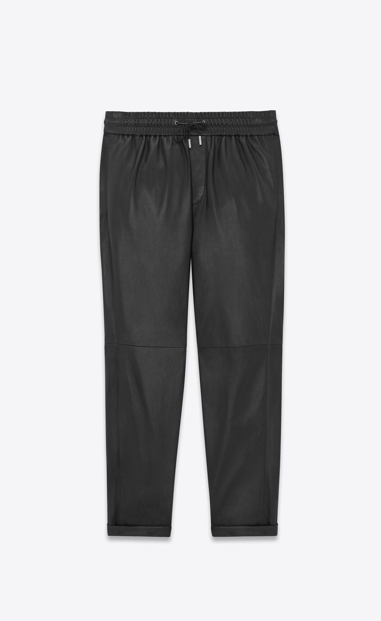 YSL Sweatpants In Lambskin Čierne | 41760-FJQB