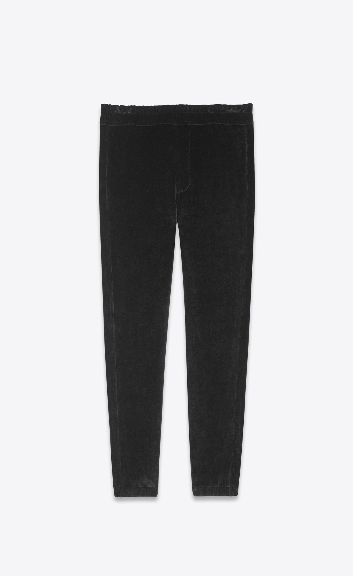 YSL Sweatpants In Velvet Jersey Noir | 89253-ZYHR