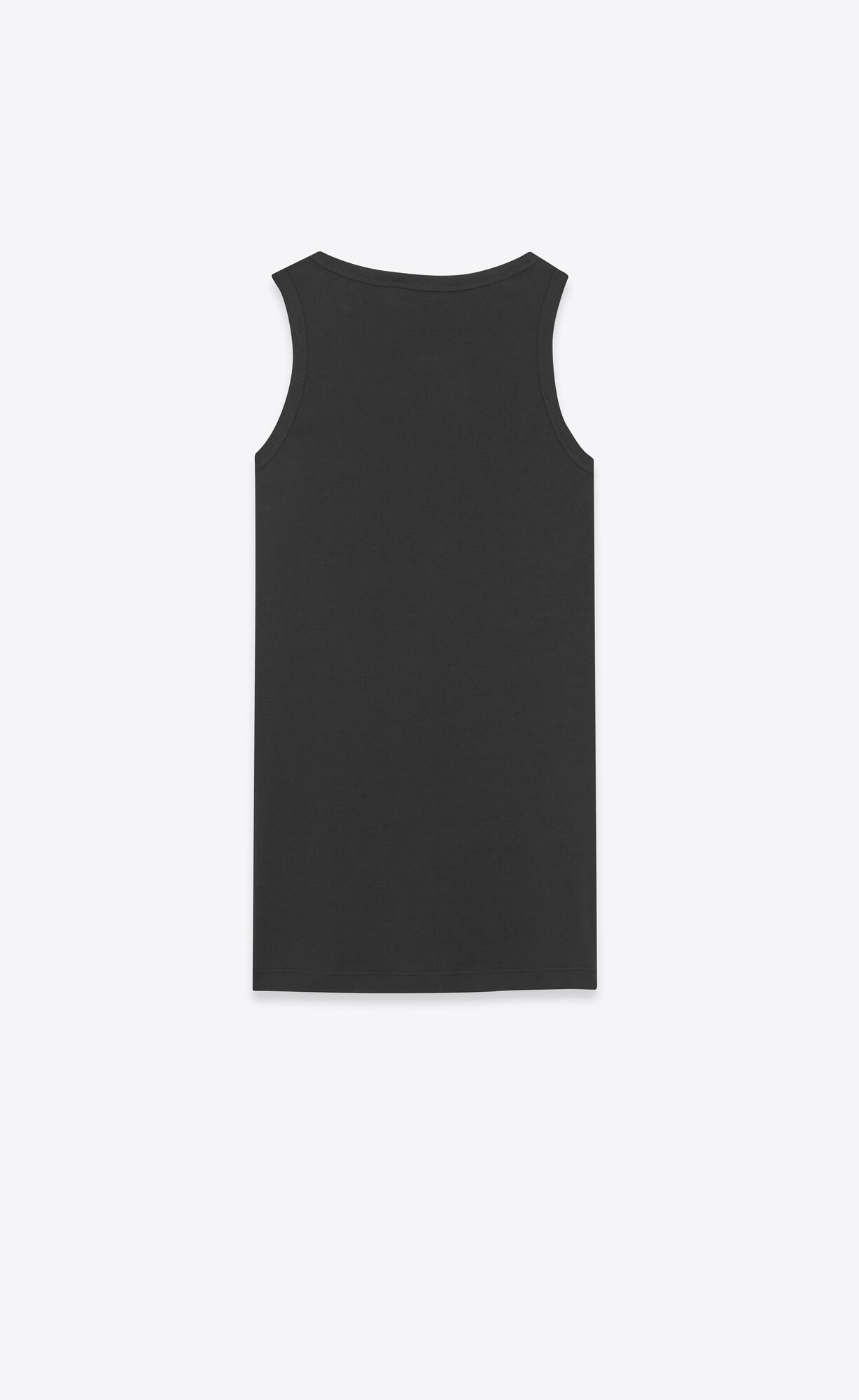 YSL Tank Top In Jersey Čierne | 14867-ONTA