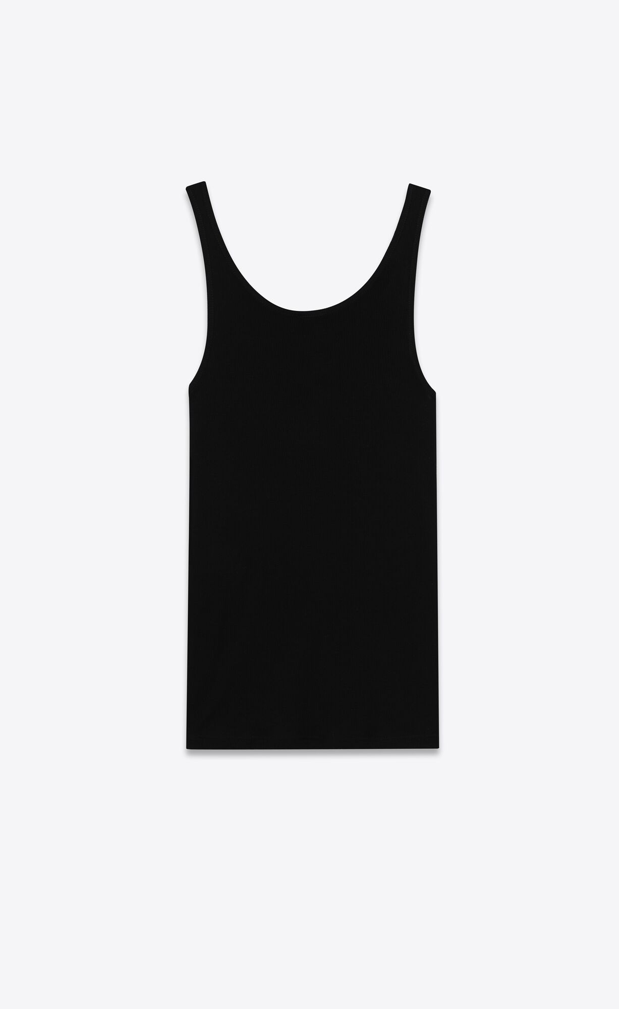 YSL Tank Top In Jersey Čierne | 83269-LAGO