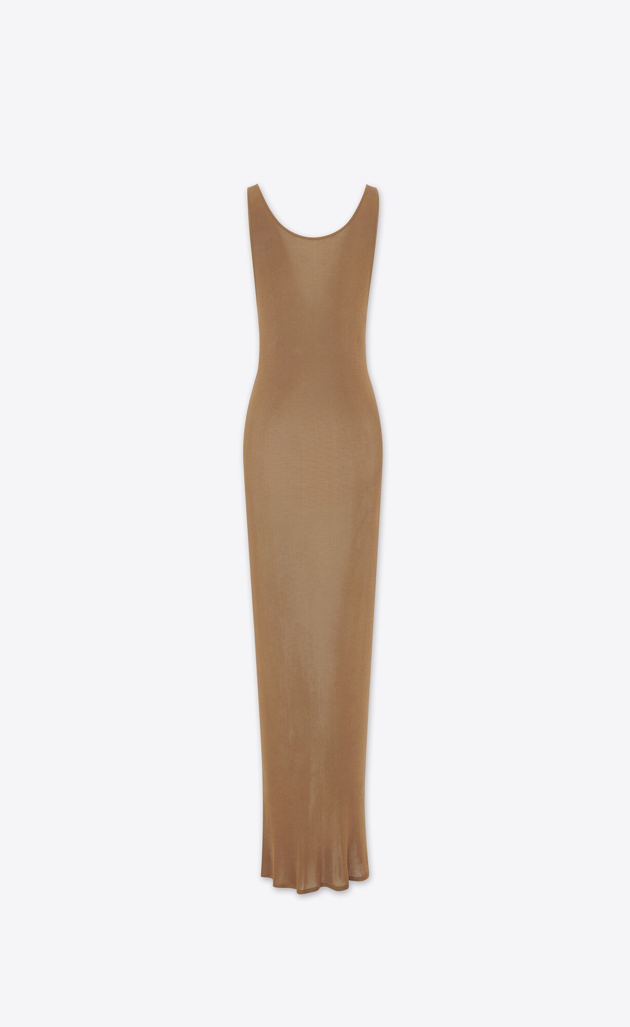 YSL Tank Top Saty In Knit Noisette | 27908-ZWPD