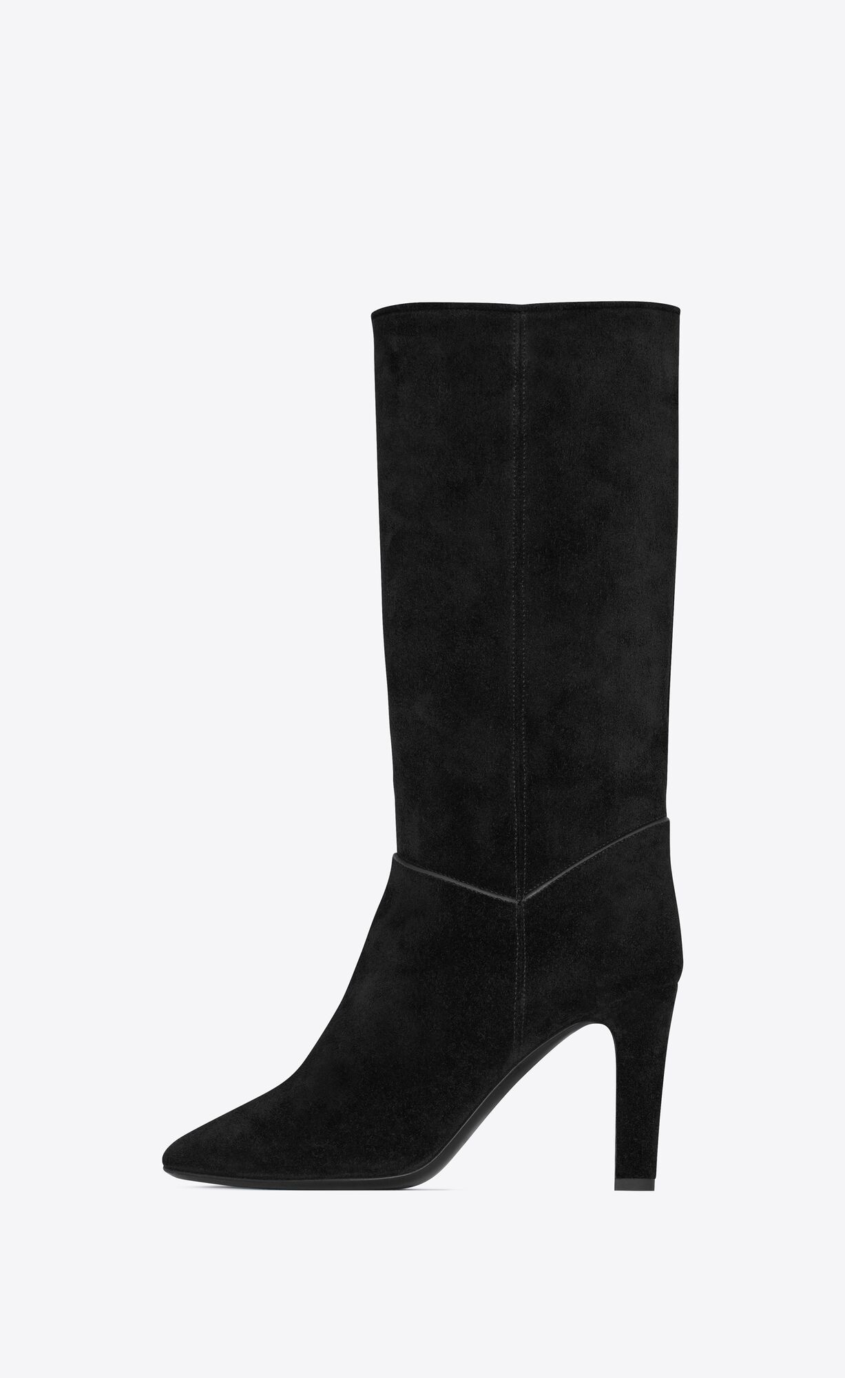 YSL Tracy Boots In Semisove Čierne | 75190-LRZX