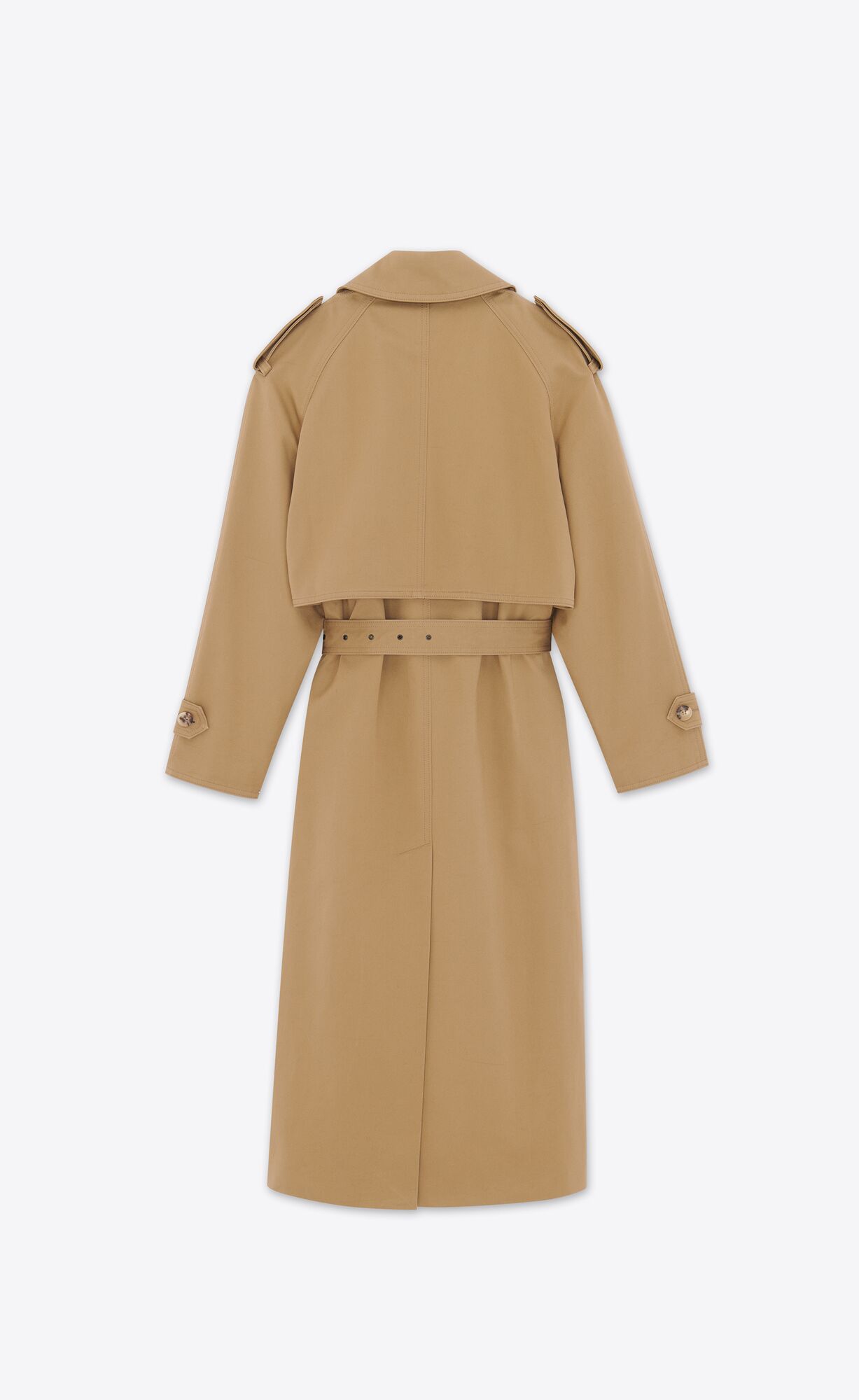 YSL Trench Coat In Gabardine Béžové | 52168-FTXC