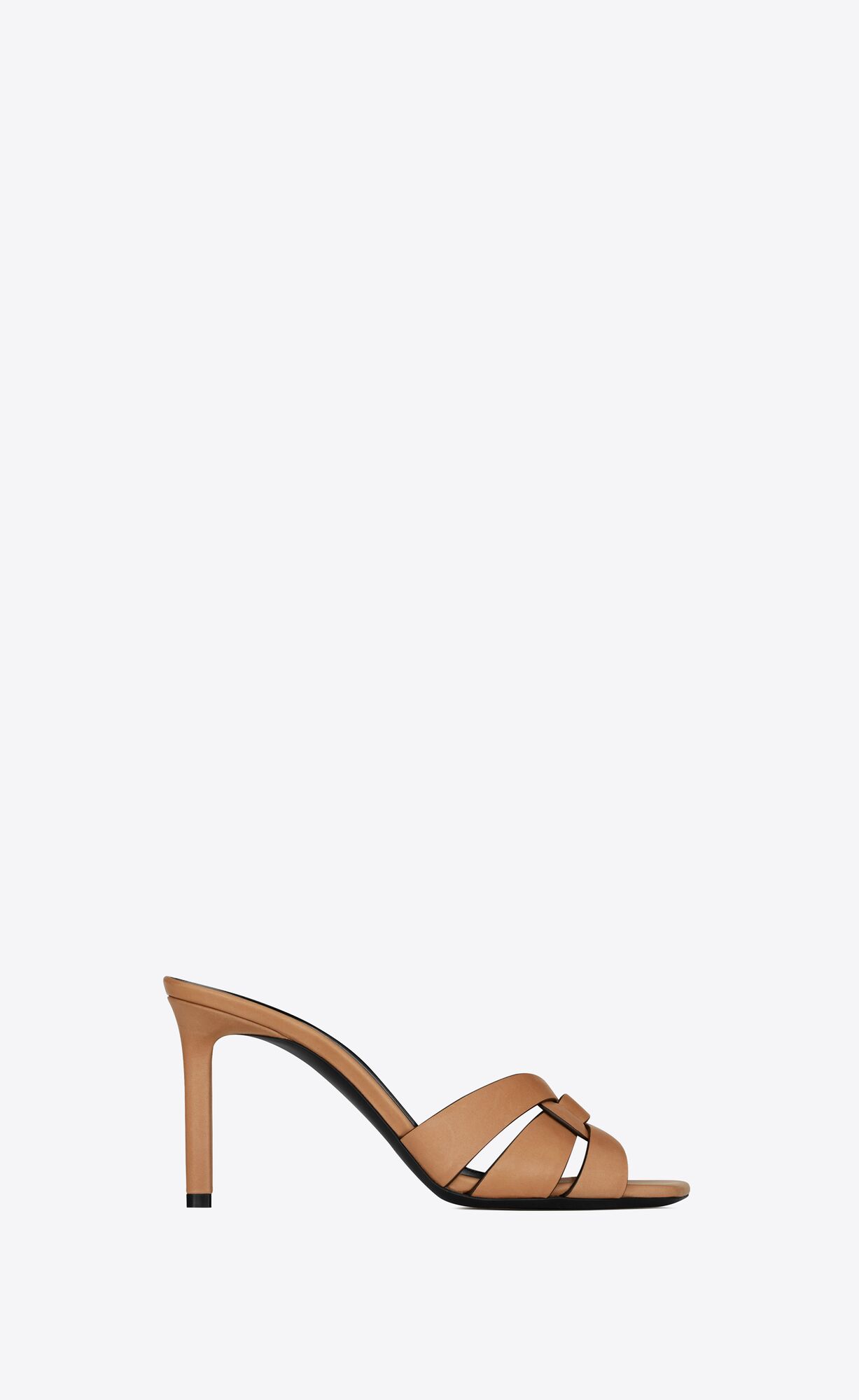 YSL Tribute Mules In Vegetable-tanned Kozene Zlate | 82163-UKDT