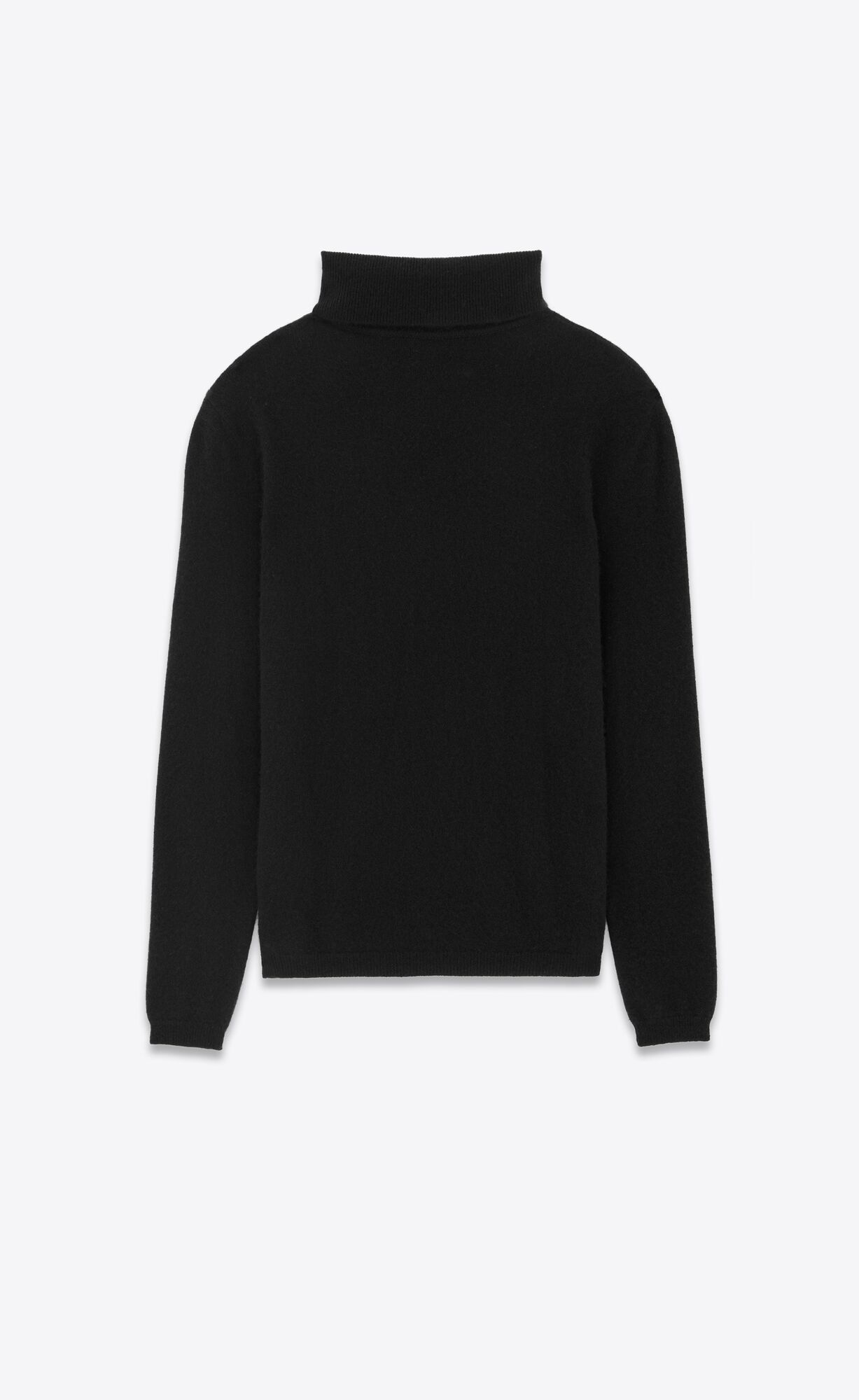 YSL Turtleneck Svetrove Saty In Cashmere Noir | 72159-IFVG