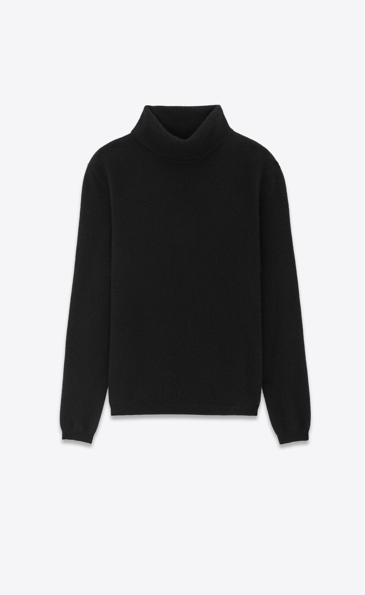 YSL Turtleneck Svetrove Saty In Cashmere Noir | 72159-IFVG