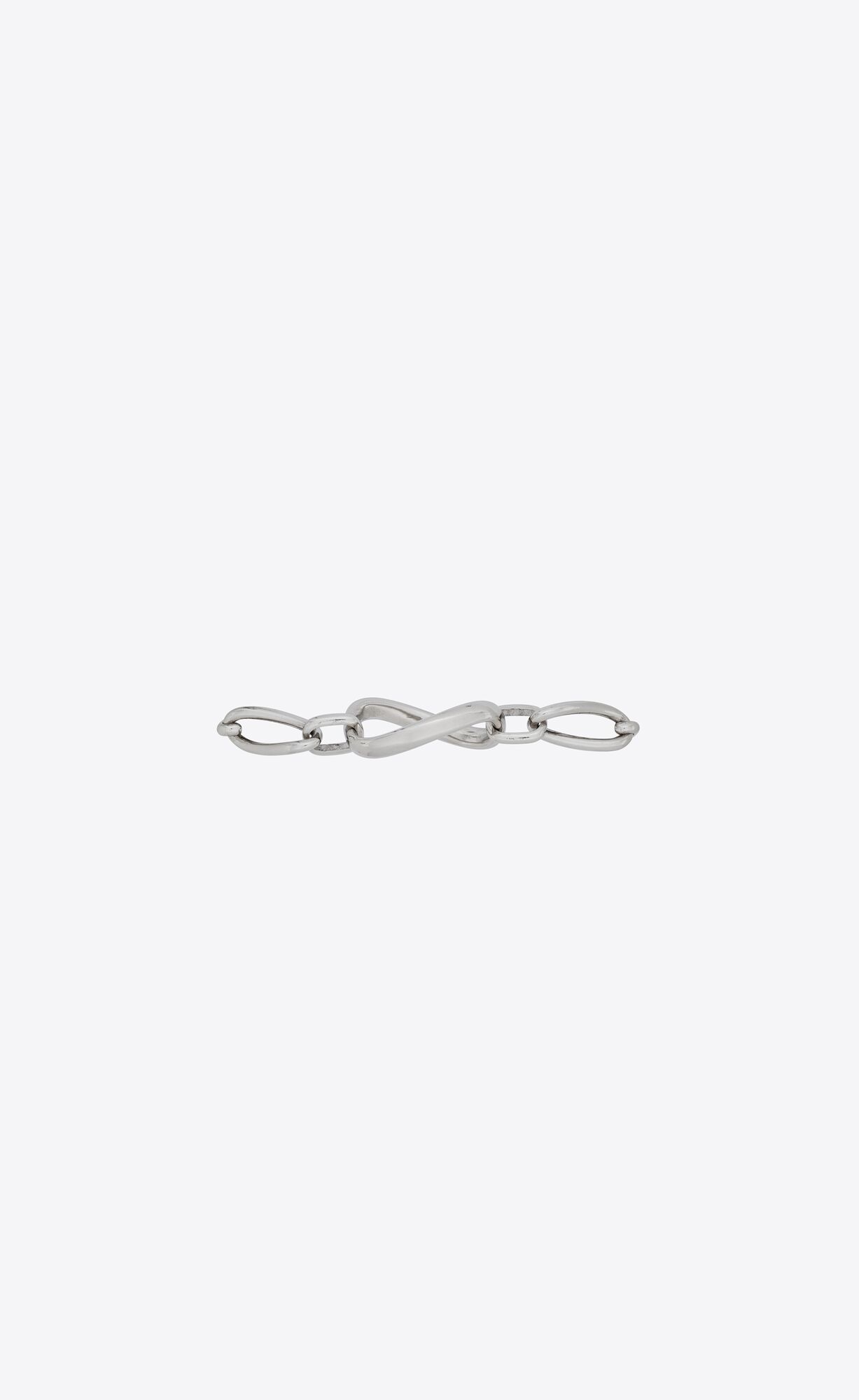 YSL Twist And Curve Links Bracelet In Metal Palladium | 92815-EFNC