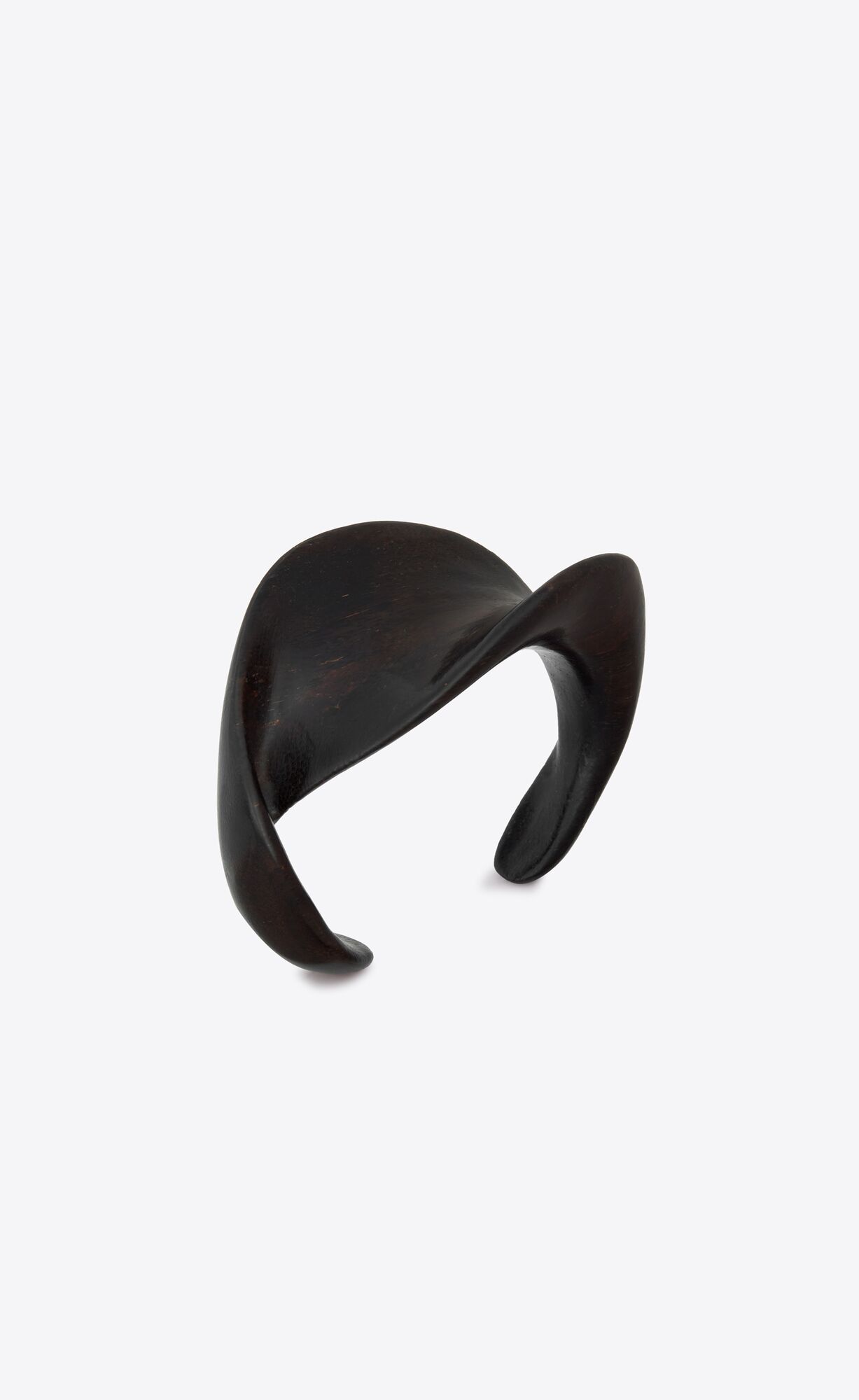 YSL Twist Cuff In Bamboo Tmavo Hnede Zlate | 91453-SGYR