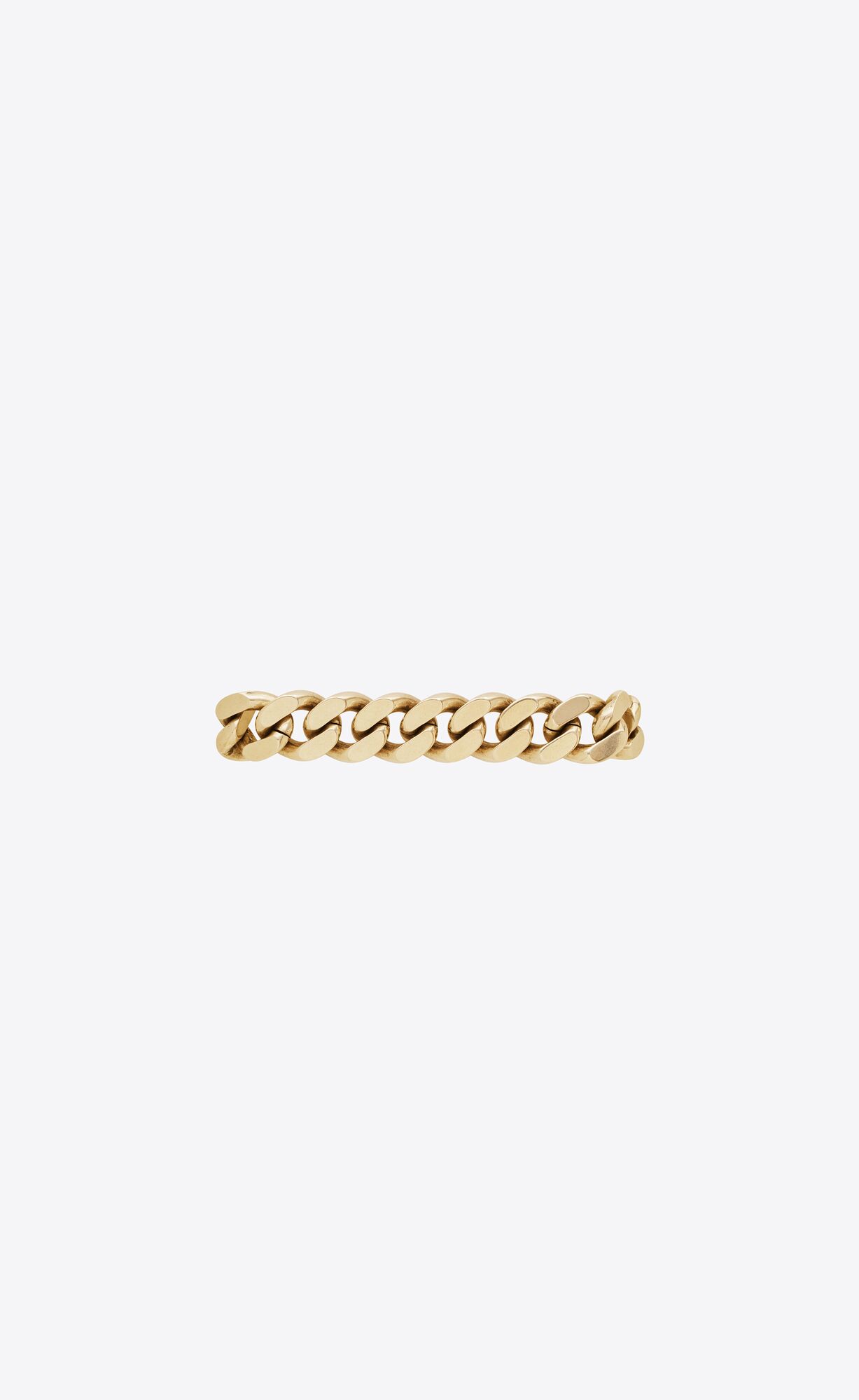 YSL Two-tone Chain Bracelet In Metal Zlate | 83690-ZOXK