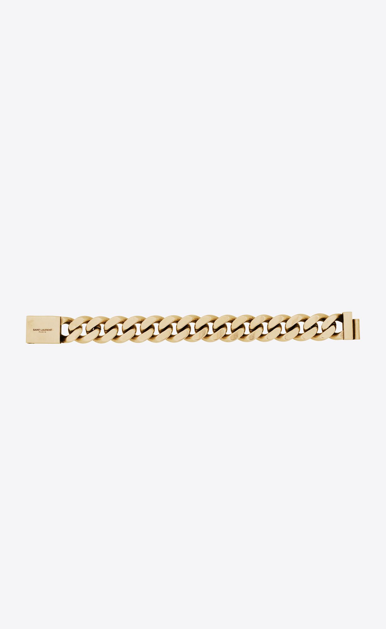 YSL Two-tone Chain Bracelet In Metal Zlate | 83690-ZOXK