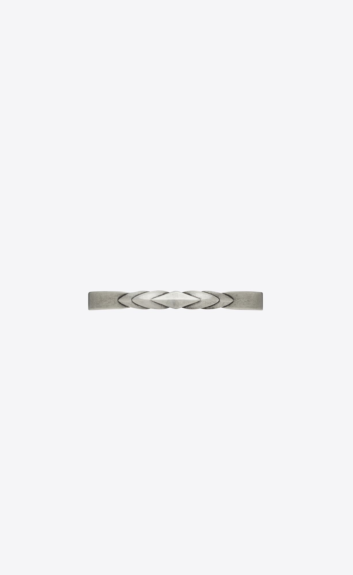 YSL V Bracelet In Metal Strieborne | 75364-RMWD