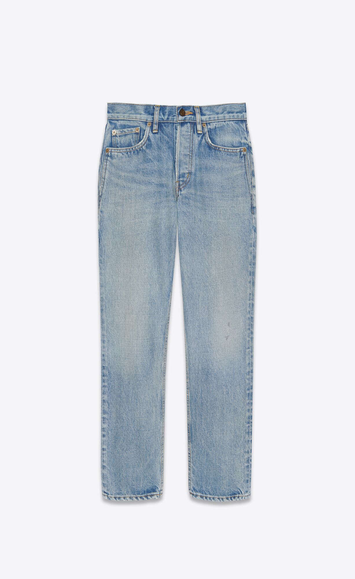 YSL Venice Cropped Jeans Svetlo | 04812-EYMZ