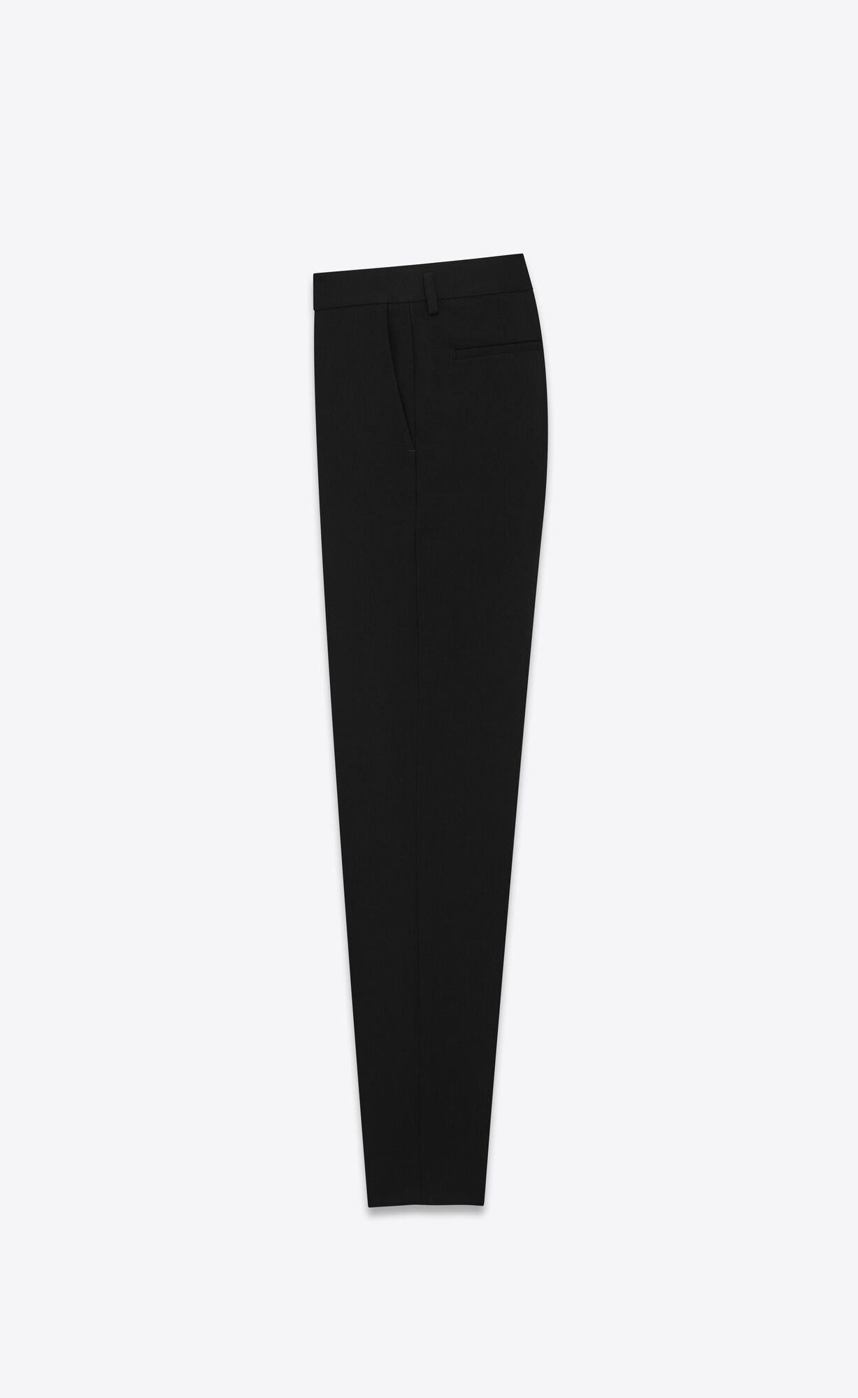 YSL Vychudnutý Pants In Gabardine Čierne | 58072-ZCPT