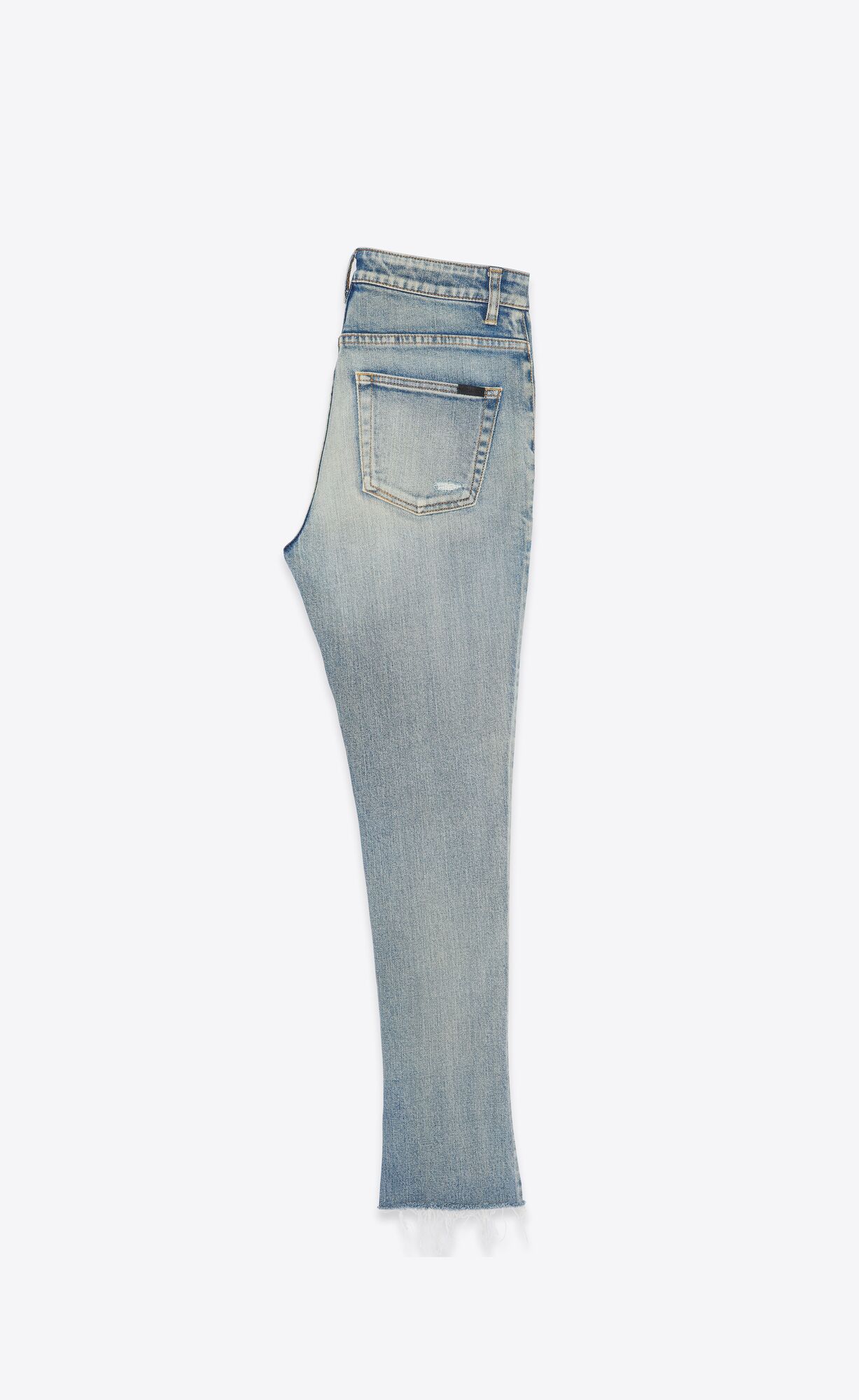 YSL Vychudnutý Stredne-waist Jeans Modre | 96471-CTRK