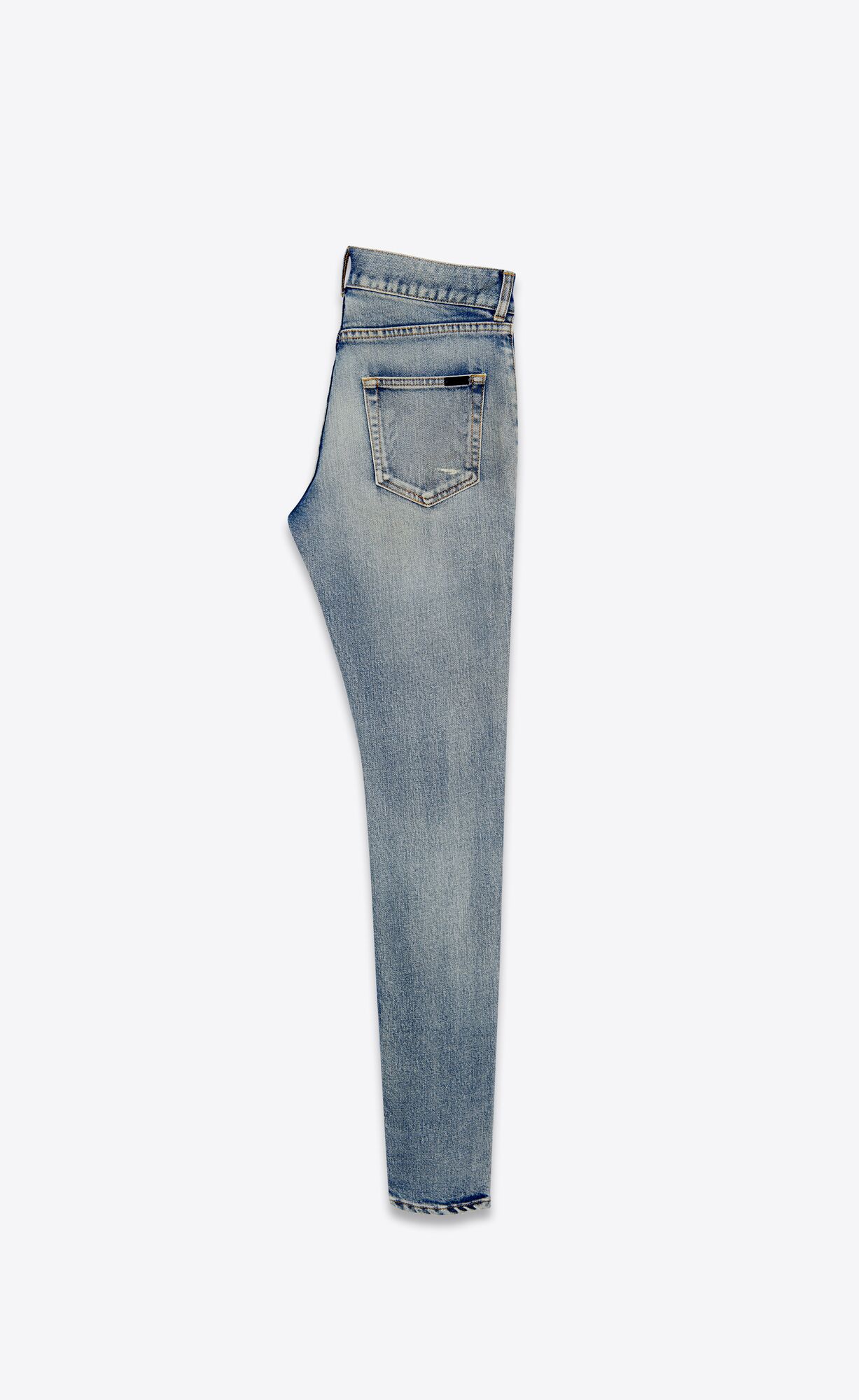 YSL Vychudnutý-fit Jeans Modre | 80163-PCYZ