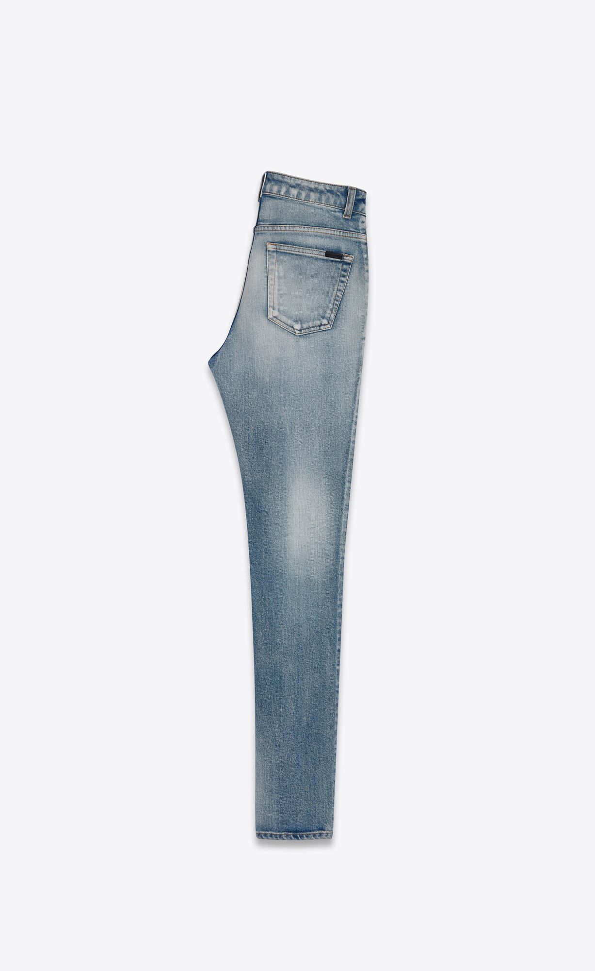 YSL Vychudnutý-fit Jeans Svetlo Modre | 62185-TGVY