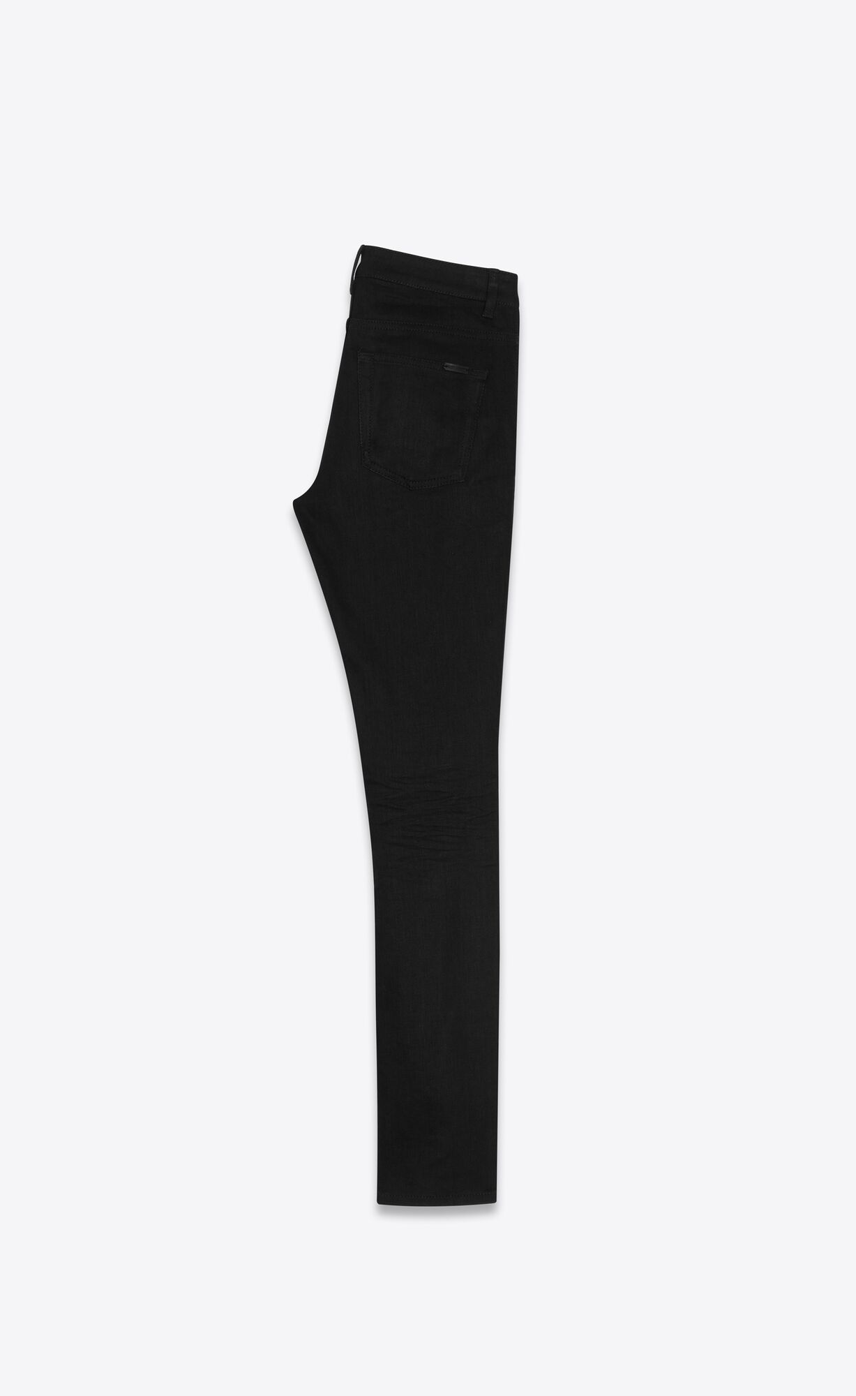 YSL Vychudnutý-fit Jeans Čierne | 02173-JAOK