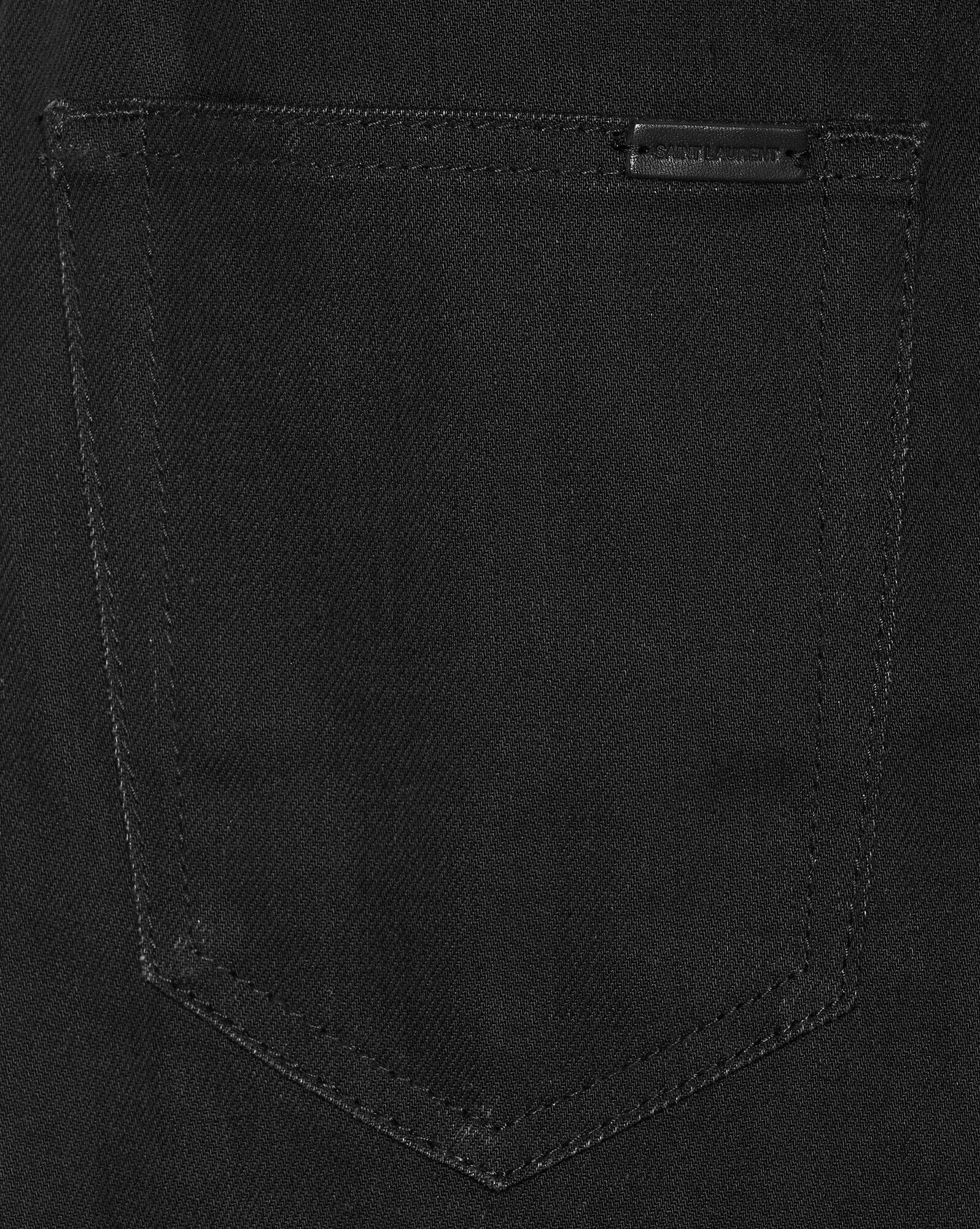 YSL Vychudnutý-fit Jeans Čierne | 17596-GNVR