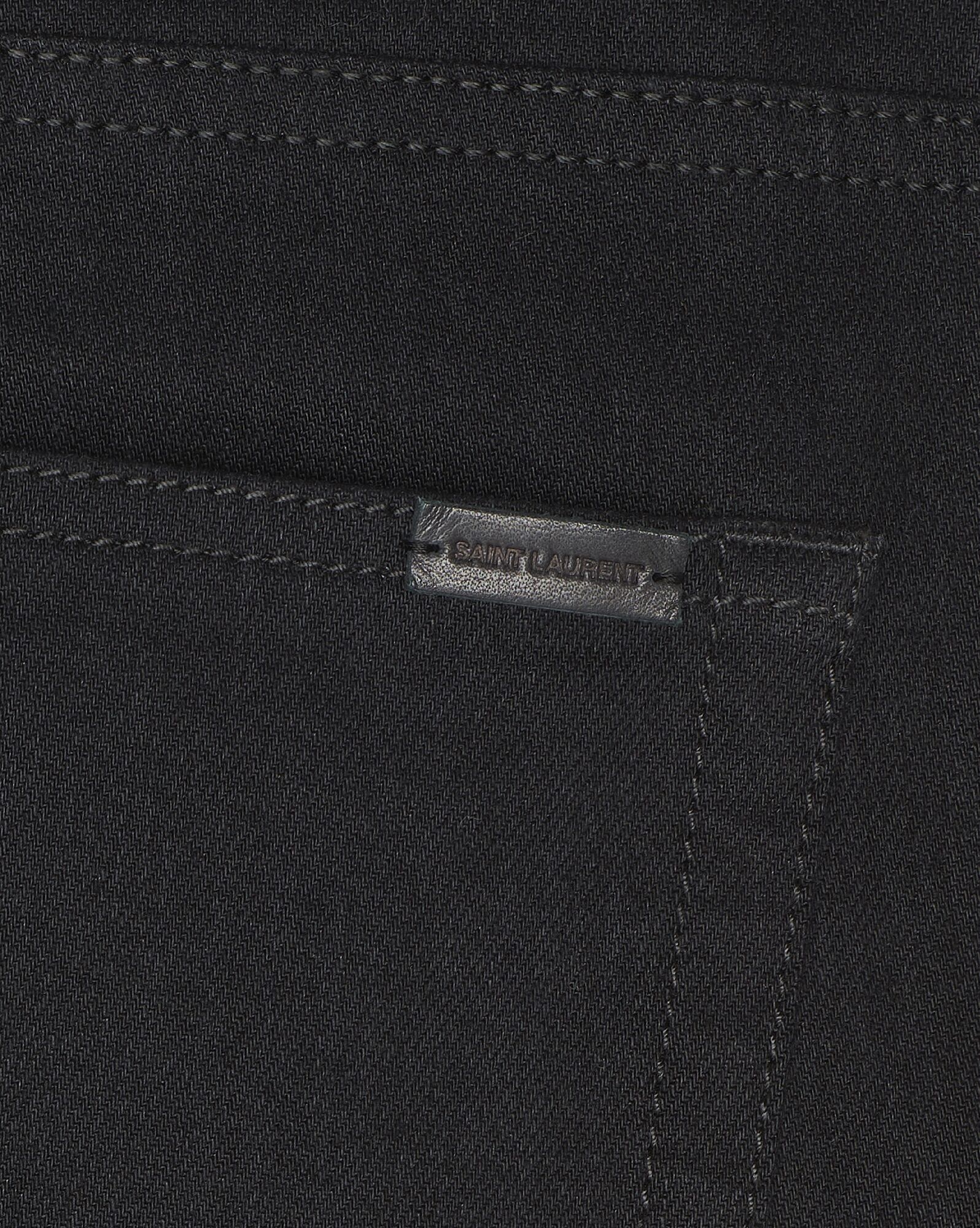 YSL Vychudnutý-fit Jeans Čierne | 46870-YVZP