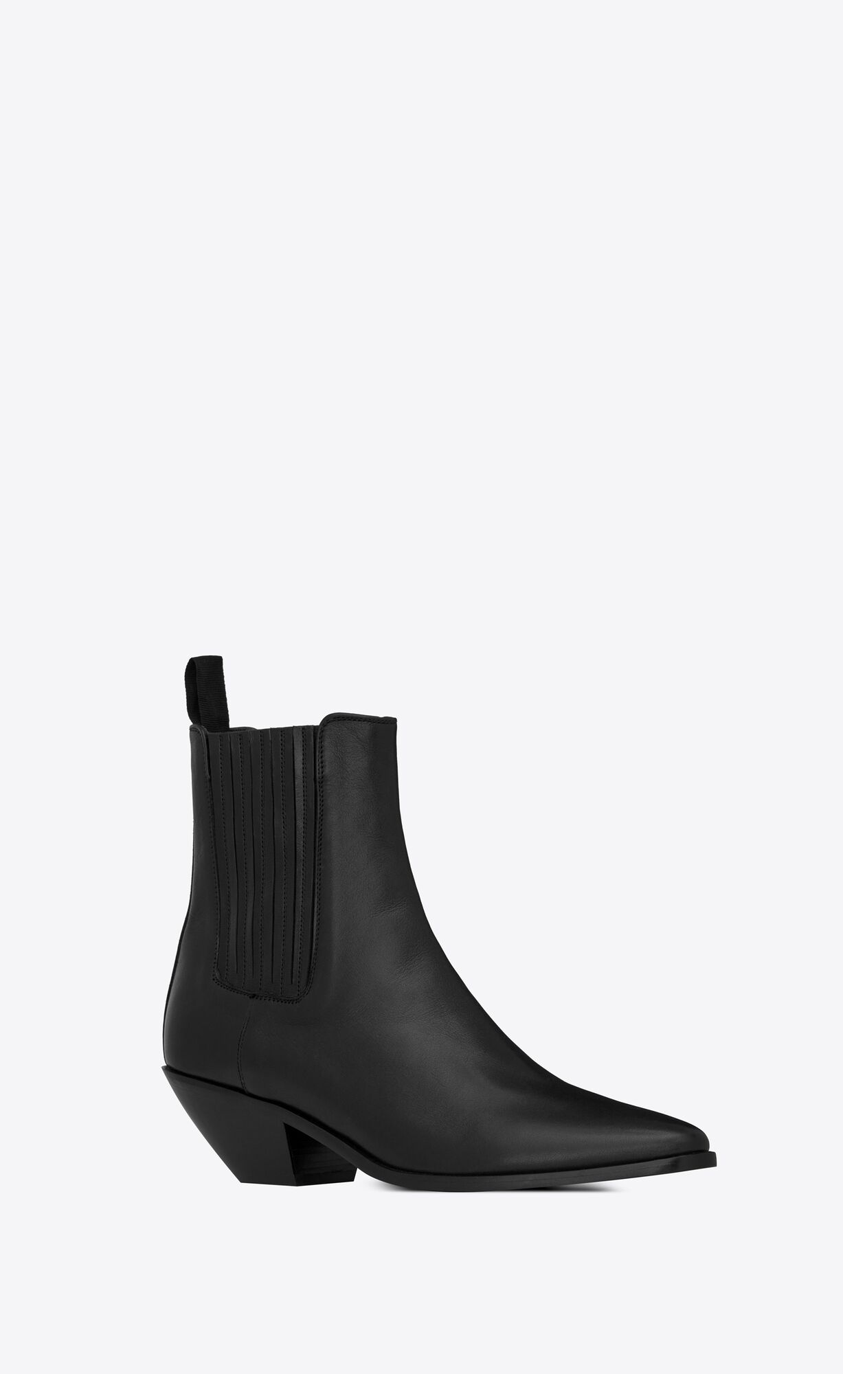 YSL West Chelsea Boots In Smooth Kozene Čierne | 42951-FIUJ