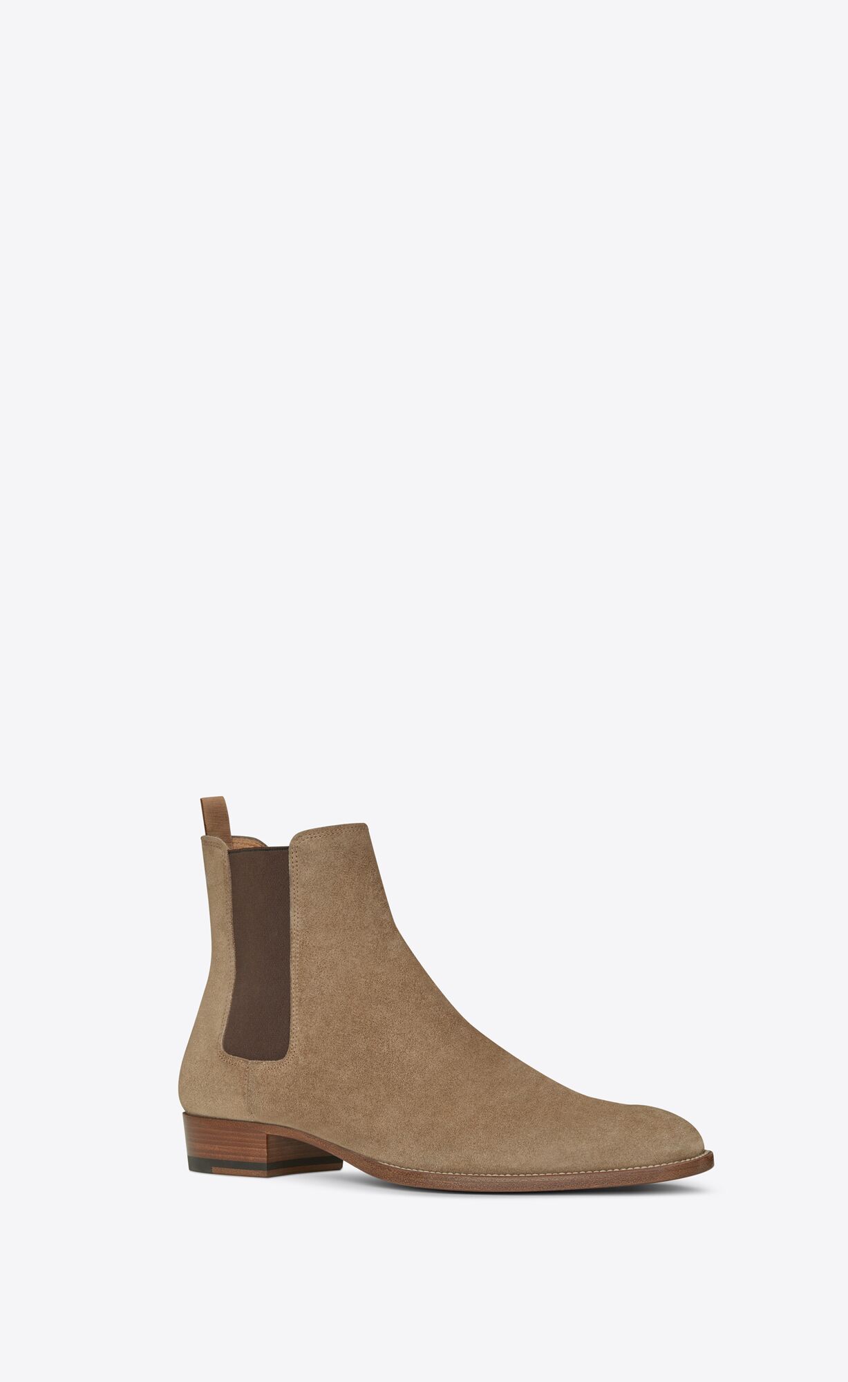 YSL Wyatt Chelsea Boots In Semisove Hnede | 14807-JVOL