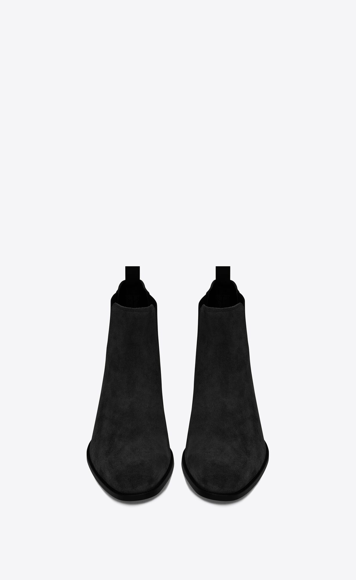 YSL Wyatt Chelsea Boots In Semisove Čierne | 39471-HACX