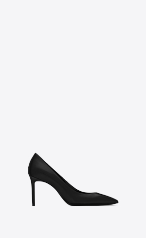 YSL Anja Pumps In Smooth Kozene Čierne | 48173-GVJI