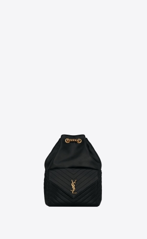 YSL Joe Backpack In Lambskin Čierne | 34609-QENY