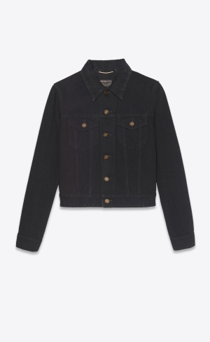 YSL Klasické Jacket Čierne | 82316-SQYO