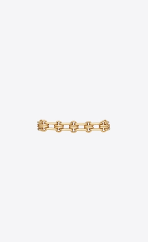 YSL Large Vintage Pletené Chain Bracelet In Metal Zlate | 36487-YFZG