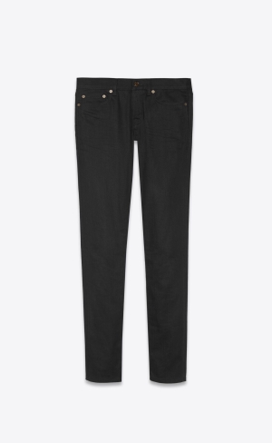 YSL Low-rise Jeans Čierne | 25041-BXVQ