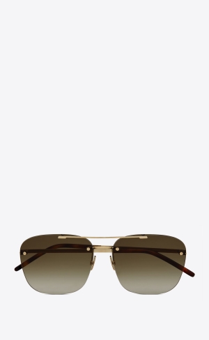 YSL Sl 309 Rimless Svetlo Zlate | 79284-UVEY