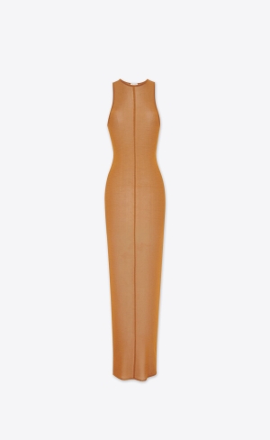 YSL Tank Top Saty In Knit Ocre | 17432-TLRA